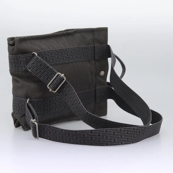 HERMES Herbag A Dos PM Backpack Canvas Gray Auth BD163 - Picture 9 of 15